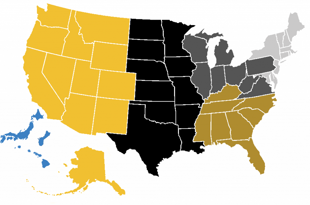 Region Map | NHASF